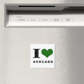 Aimant Avocado, j'adore l'avocat (In Situ (Lave-vaisselle))