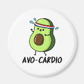 Aimant Avocardio Funny Excercise Avocado (Devant)