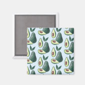 Aimant avocat aquarelle (Recto/Verso)