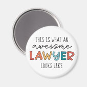 Aimant Avocat | Procureur | Awesome Avocat Drôle (Recto/Verso)