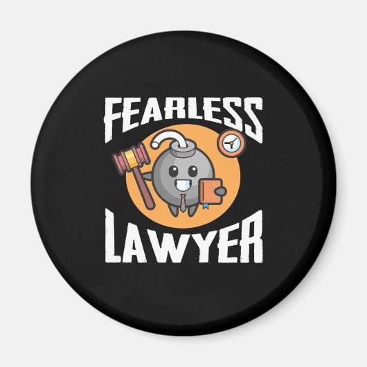Aimant Avocat sans peur (Devant)