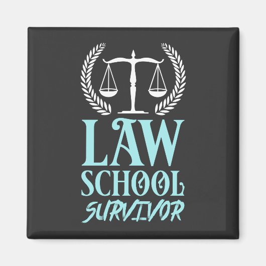 Aimant AVOCATS : Survivant d'école de droit (Devant)