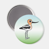 Aimant Avocet américain (Recto/Verso)