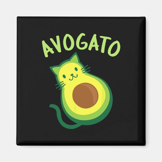 Aimant Avogato Cat Avocado - Funny Cinco De Mayo (Devant)