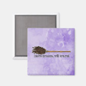 Aimant avoir le balai va voyager (Recto/Verso)