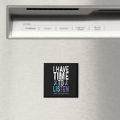 Aimant Avoir le temps d'écouter - Sensibilisation à la pr (In Situ (Lave-vaisselle))