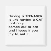 Aimant Avoir un adolescent... (Devant)