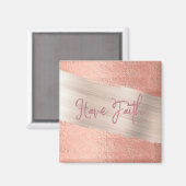 Aimant Avoir une citation de la foi (Recto/Verso)