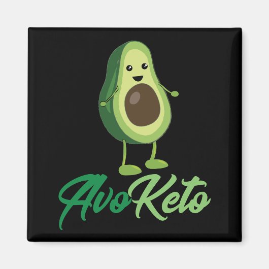 Aimant Avoketo - Funny Keto Avocado (Devant)