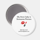 Aimant avon lady 3 (Recto/Verso)