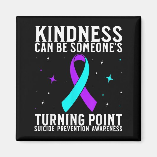 Aimant Awareness Warrior Prevention Awareness Month (Devant)