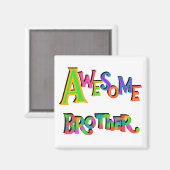 Aimant Awesome Frère T-shirts et cadeaux (Recto/Verso)