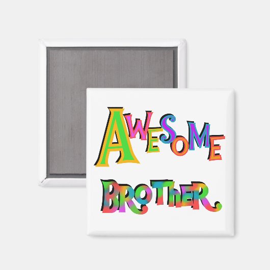 Aimant Awesome Frère T-shirts et cadeaux (Recto/Verso)