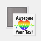 Aimant Awesome | LGBTQ+ Pride (Recto/Verso)