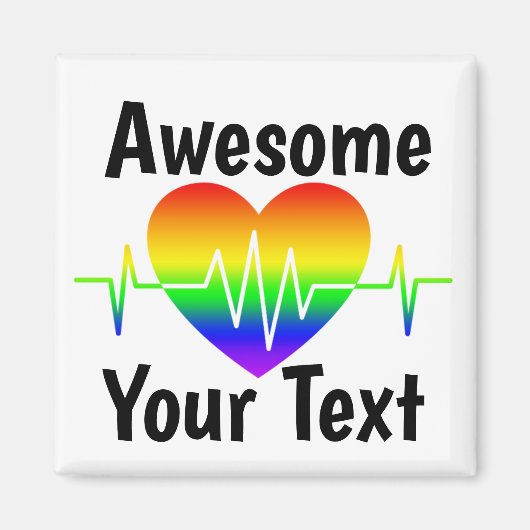 Aimant Awesome | LGBTQ+ Pride (Devant)