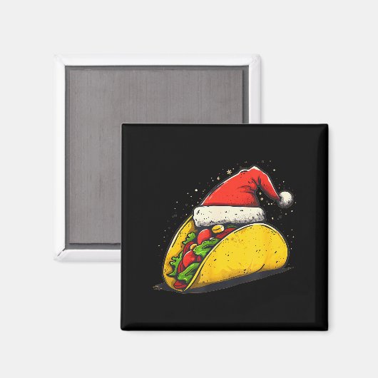 Aimant Awesome Taco Outfit For Xmas Tacos Lovers (Recto/Verso)