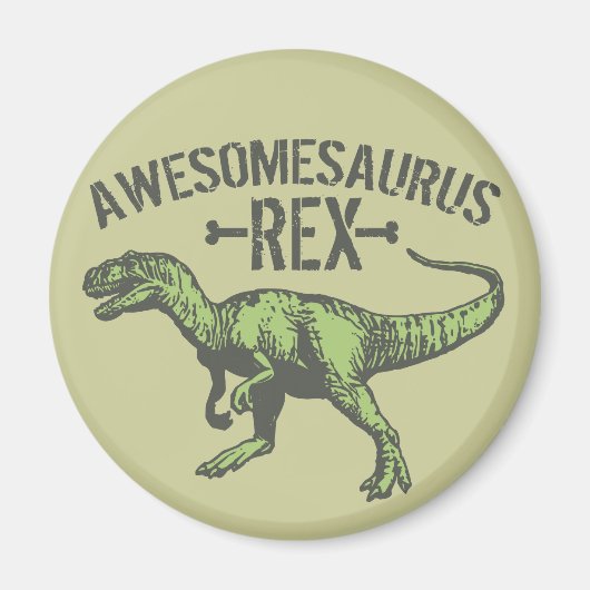 Aimant Awesomesaurus Rex (Devant)