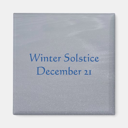 Aimant aWorld2Celebrate : Winter Solstice (Devant)