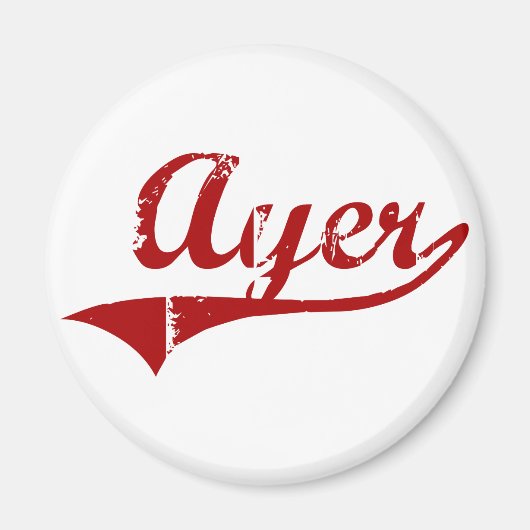 Aimant Ayer Massachusetts Design classique (Devant)