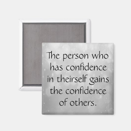 Aimant Ayez confiance en vous-même (Recto/Verso)