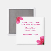 Aimant Azalea moderne (Recto/Verso)