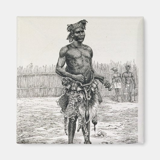 Aimant Azandeh Binsa ou sorcier (Devant)