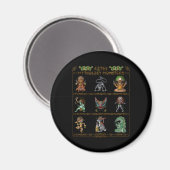 Aimant Aztec Mythology Monsters (Recto/Verso)