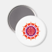 Aimant Aztec Sun (Recto/Verso)
