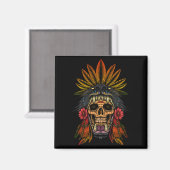Aimant Aztec Warrior (Recto/Verso)