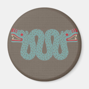 Aimant aztèque de serpent