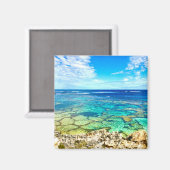 Aimant Azure Ocean Reef (Recto/Verso)