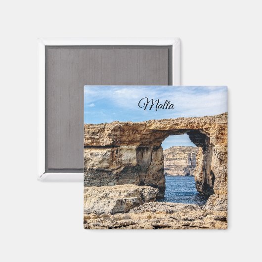 Aimant Azure Window à Malte (Recto/Verso)