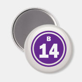 AIMANT B-14- BALLE BINGO (Recto/Verso)