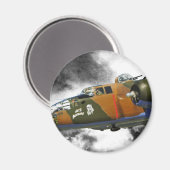 Aimant B-25 Bomber 'axe nitemare' (Recto/Verso)