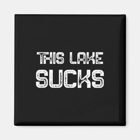 Aimant B Crappie Poisson Lure Dire Drôle Pêche Ce Lac (Devant)