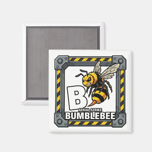 Aimant B is for Bumblebee – GTA Style ABC Learning  (Recto/Verso)