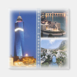 Aimant BA0010 Europe, Bosnie-Herzégovine, Fridge