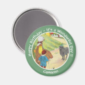 Aimant Baa, Baa, Black Sheep Anniversaire Collection (Recto/Verso)