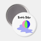 Aimant Babe de la Plage (Recto/Verso)