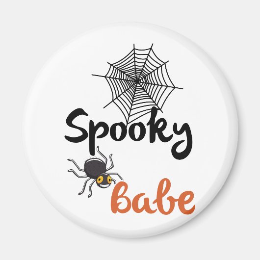 Aimant Babe éffrayante - Jolie conception Halloween (Devant)