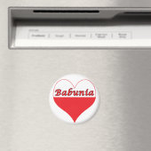 Aimant Babunia Coeur polonais (In Situ (Lave-vaisselle))