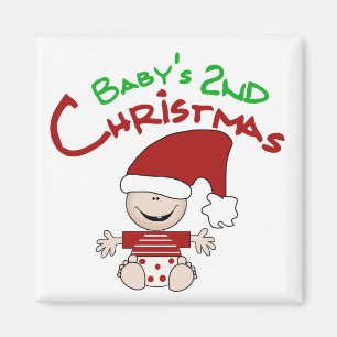 Aimant Baby 2e T-shirts et cadeaux de Noël