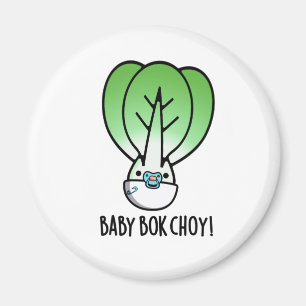 Aimant Baby Bok Choy Pun de légume drôle