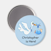 Aimant Baby Boy Douche Faveurs (Recto/Verso)