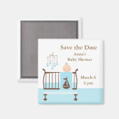 Aimant Baby Boy Nursery (Recto/Verso)