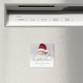 Aimant Baby First Christmas Custom Photo Overlay (In Situ (Lave-vaisselle))