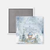 Aimant Baby It's Cold Outside Baby shower Garçon Favors (Recto/Verso)