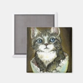 Aimant Baby Kitty dans une coquille d'oeuf (Recto/Verso)