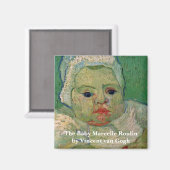 Aimant Baby Marcelle Roulin par Vincent van Gogh (Recto/Verso)