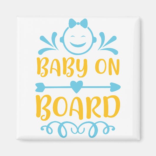 Aimant Baby On Board (Devant)